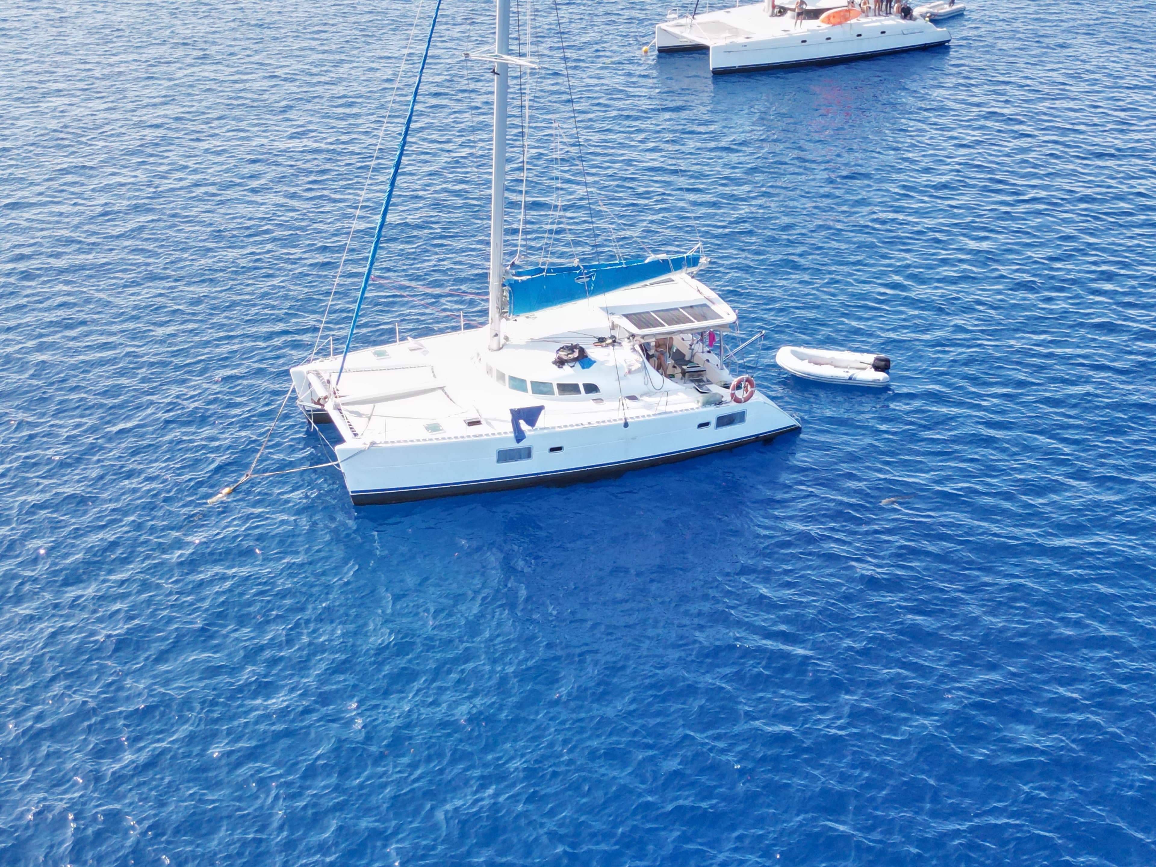 Vue aérienne extérieure du Lagoon 410 S2